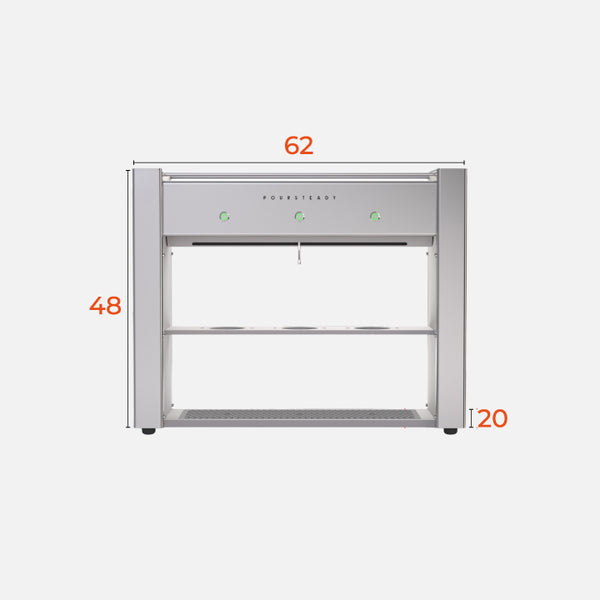 PS1-3C 3-cup system - POURSTEADY