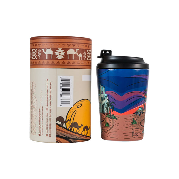 Chemistry Camel Ceramic Interior Reusable Cup - Fressko