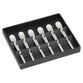 Set of 6 Stateliness Steel Espresso Spoons - Joefrex