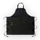 Black Denim Apron - 063B